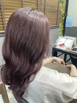 ヘアリゾートユア 新大久保店(hair resort YuA) バイオレットピンク