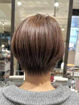 ラボー ノースプラザ店(LA'BO) 【LA'BO三浦】暖色丸みショート