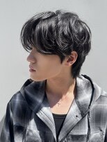 韓国マッシュフェザーパーマカルマパーマダウンパーマ