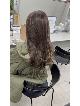 クレア 上大岡(CREA) ハイライトバレイヤージュダブルカラーケアブリーチ30代40代50代