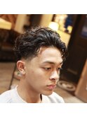 海外風パーマスタイル