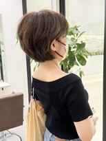 エブリ(evri) 「evri」癖毛を活かした髪型 丸みショートボブ ショート