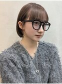 ブリーチなしカラー伸ばしかけヘア簡単スタイリング小顔ヘア