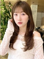 グランド(GRAND) 小顔ワンカールレイヤーベビーバング艶感カラー20代30代【平島】