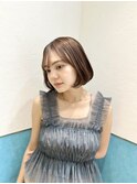 くびれヘア/顔周り/韓国/ボブ/レイヤーカット/前髪/カラー/立川