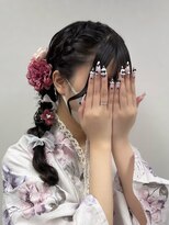 アールエーサロンモノクロ 秋葉原(RA SALON モノクロ)&nbsp;サイド編みたらし