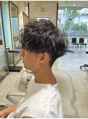 ☆メンズ☆刈り上げマッシュ×ツイストスパイラル【北川】
