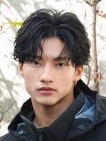 フィフス(fifth) 原宿メンズニュアンスフェザーパーマセンターパート30代fifth