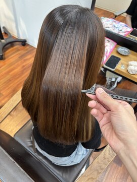 グランルッソ 岡山駅前(GRAN LUSSO) 髪質改善ストレート