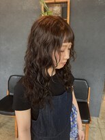 ヘアーループセラデザインワークス(Hair ruup Sela design works)&nbsp;抜け感オン眉×パーマで大人かわいく♪