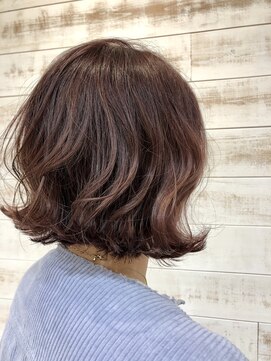 アンソレイユ ヘアー ガーデン(ensoleille hair garden) 外ハネボブ♪