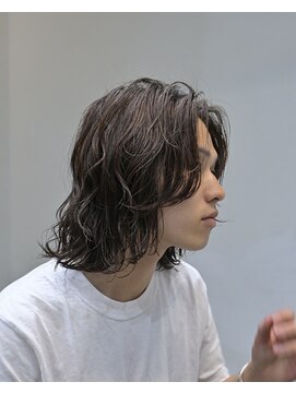 フィフス 渋谷(fifth) 渋谷波巻きスパイラルメンズウルフボブシャドウパーマフェザー