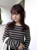 チクロヘアー(Ticro hair)&nbsp;@nkkn15 cassis brown