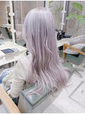 ホワイトラベンダーシルバーカラー/ハイトーンカラー