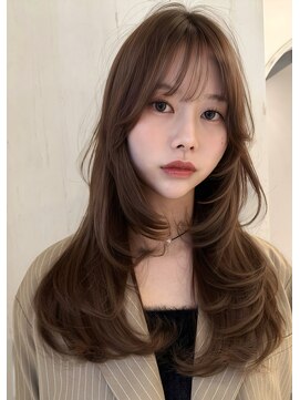 レイラバイアフロート 吉祥寺(Lila by afloat) レイヤーカット/顔まわりカット/マロンブラウン/レイヤー