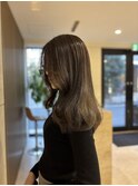 透明感大人グレージュ