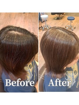 アットティー 金沢文庫(at tee...) 丸みショート/白髪ぼかしハイライト/40代/50代/60代/金沢文庫