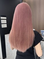 シーナ バイ マグ(siina. by Mag)&nbsp;大人ピンクカラーケアブリーチ透明感カラー艶髪秋カラー髪質改善