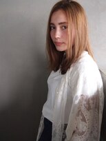 コス(kos) 『nanuk*UEKI』ダブルカラーハイトーンのナチュラルストレート