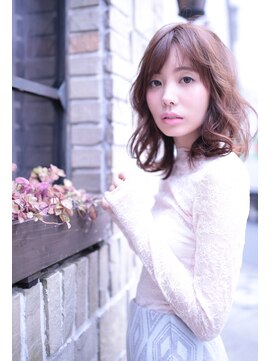 ロンド 銀座(Lond) 【Lond】本田 奈穂美    無造作ロブ☆愛されウェーブ