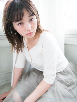 レス 伏見(LESS) <LESS>名古屋伏見☆前髪パーマで女性らしい柔らかミディアム