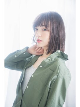 ヴァンクシー バイ ルナ(VANKCY by Luna) ボブ ３０代 ４０代 簡単 アッシュ 赤味無し 透け感 時短 楽