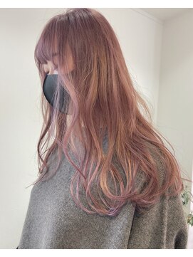 ヨーク(YOKE) 【YOKE】インスタ人気20代30代艶髪透明感ピンクベージュブリーチ