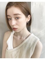 キラ 渋谷(KILLA) 【山下】エアリーミディ グレーベージュ 黒髪 イルミナカラー