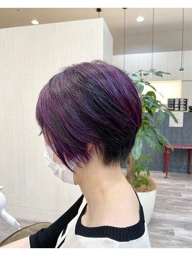 ワイスラッシュジングウ(Y / JINGU) ≪際立つ可愛さ≫ピンクパープルハイライト