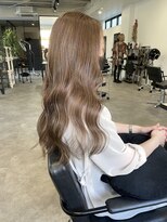 ナンバー(number+)&nbsp;20代30代40代ブリーチなしミルクティー透明感ナチュラル