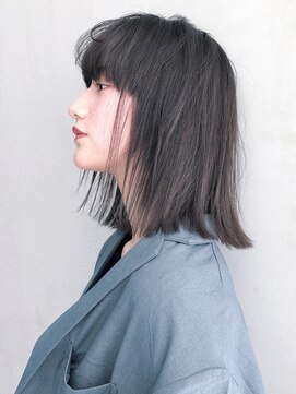 アイティー バイ アルバム 中野店(IT by ALBUM) ロブカット_くすみブルーミニウルフテラコッタ_8837