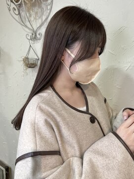 ミレバイジェニー (mirae by geny) 顔まわりの後れ毛カット エギョモリ R