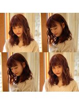 スナッグルサロン(SNUGGLE SALON)&nbsp;外国人風ウェーブパーマ×ピンクベージュ☆