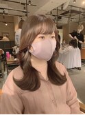韓国ヘア くびれヘア シースルー前髪