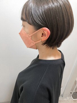 シェノン 西梅田(CHAINON) アッシュカラー/前髪/グレーベージュ/ウェットスタイル