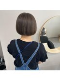 【コントラストハイライトカラー+ミニボブ】