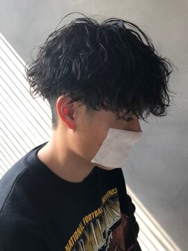 ザ マイル(The mile) 波巻きツイストスパイラルメンズカットツーブロック