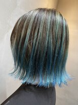 バジオットエイチ(BUZZIoT h)&nbsp;バレイヤージュXシアンブルー