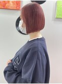 ダブルカラーピンクベージュケアブリーチハイトーン髪質改善