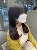 韓国ヘアとおくれ毛カット