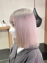 ピチカート(pizzicato)&nbsp;ホワイトグレージュ/切りっぱなしボブ/ベルボブ