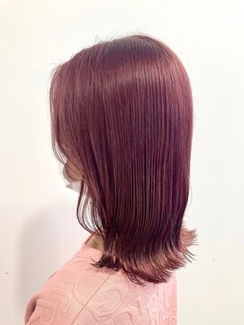 ゲーム 原宿店(GAME) ダブルカラーピンクベージュケアブリーチハイトーン髪質改善