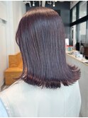 ラベンダーグレー_チェリーブラウンフェミニンロング_ba408451
