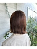 切りっぱなしボブ