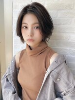 ヘアリゾート粋 新宿三丁目本店&nbsp;《前地 麻衣》オフィスでも◎大人っぽショートボブ