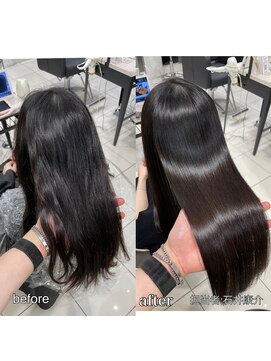 IJK 表参道 【髪質改善縮毛矯正+treatment税込¥16500】髪質改善縮毛矯正