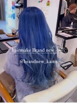 ヘアーメイク ブランニュー 東生駒店(hair make Brand new) 透明感UP↑ブルーカラー