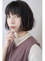 トリッカ 銀座(tricca)&nbsp;20代30代40代暗髪小顔マッシュショートボブ