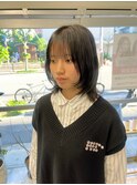 ナチュラルブラック×顔まわりレイヤーカット 【MOMOKA】