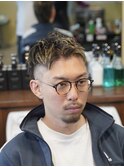メッシュカラー×マレットスタイル